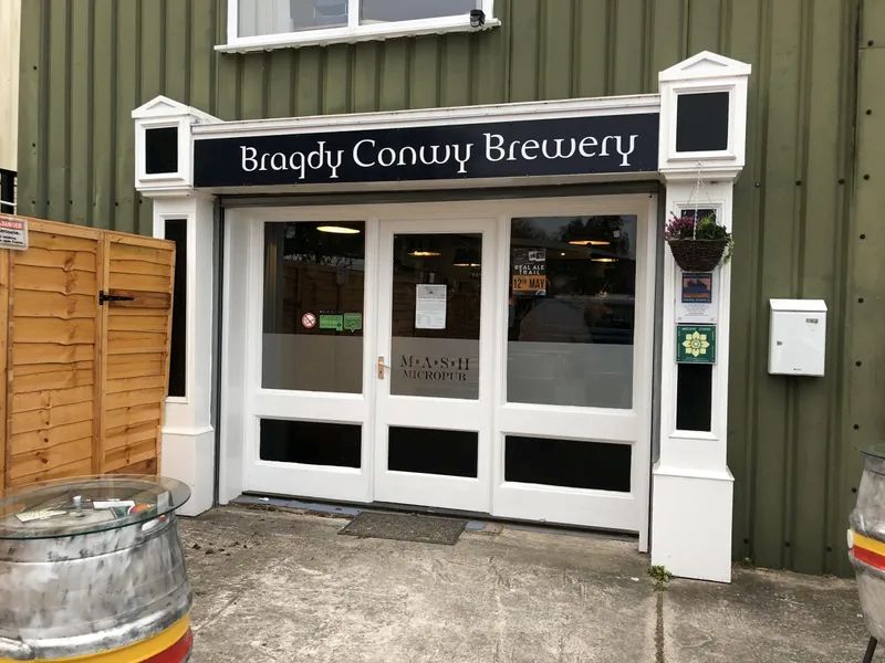Entrance to Bragdy Conwy Brewery MASH Micropub